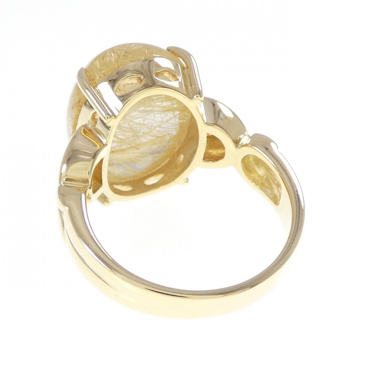 K18YG Quartz Ring