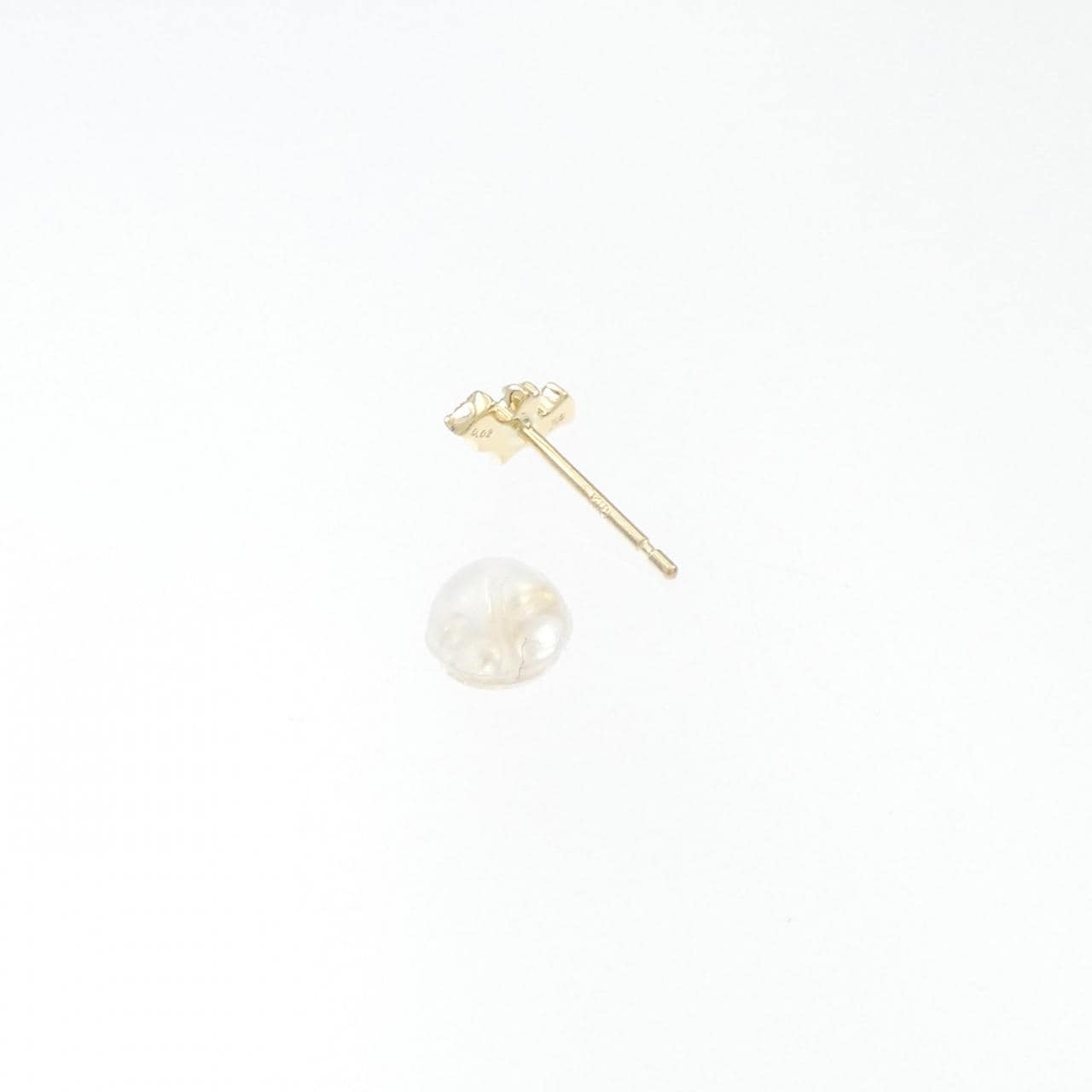 [BRAND NEW] K18YG Diamond Earrings, One Ear, 0.02CT