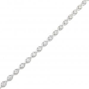 K18WG Diamond bracelet 1.01CT