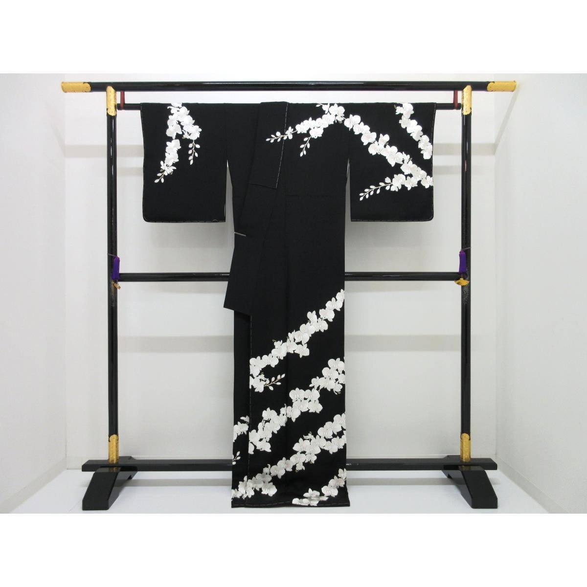 【新品】訪問着 尾峨佐 刺繍加工