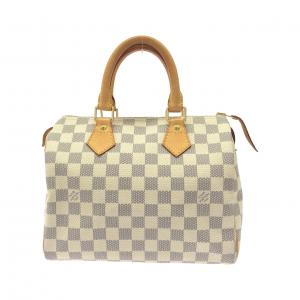LOUIS VUITTON Damier Azure Speedy 25cm N41534 Boston Bag