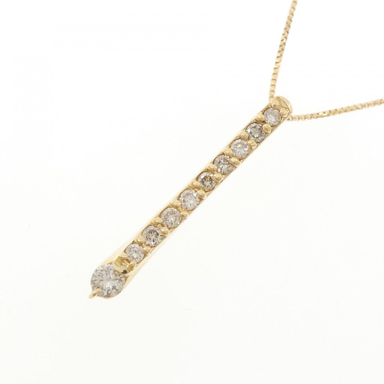 K18YG ダイヤモンド ネックレス 0.3CT