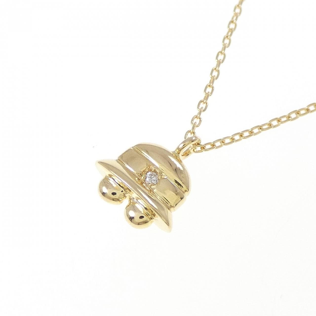 K18YG ダイヤモンド ネックレス 0.01CT