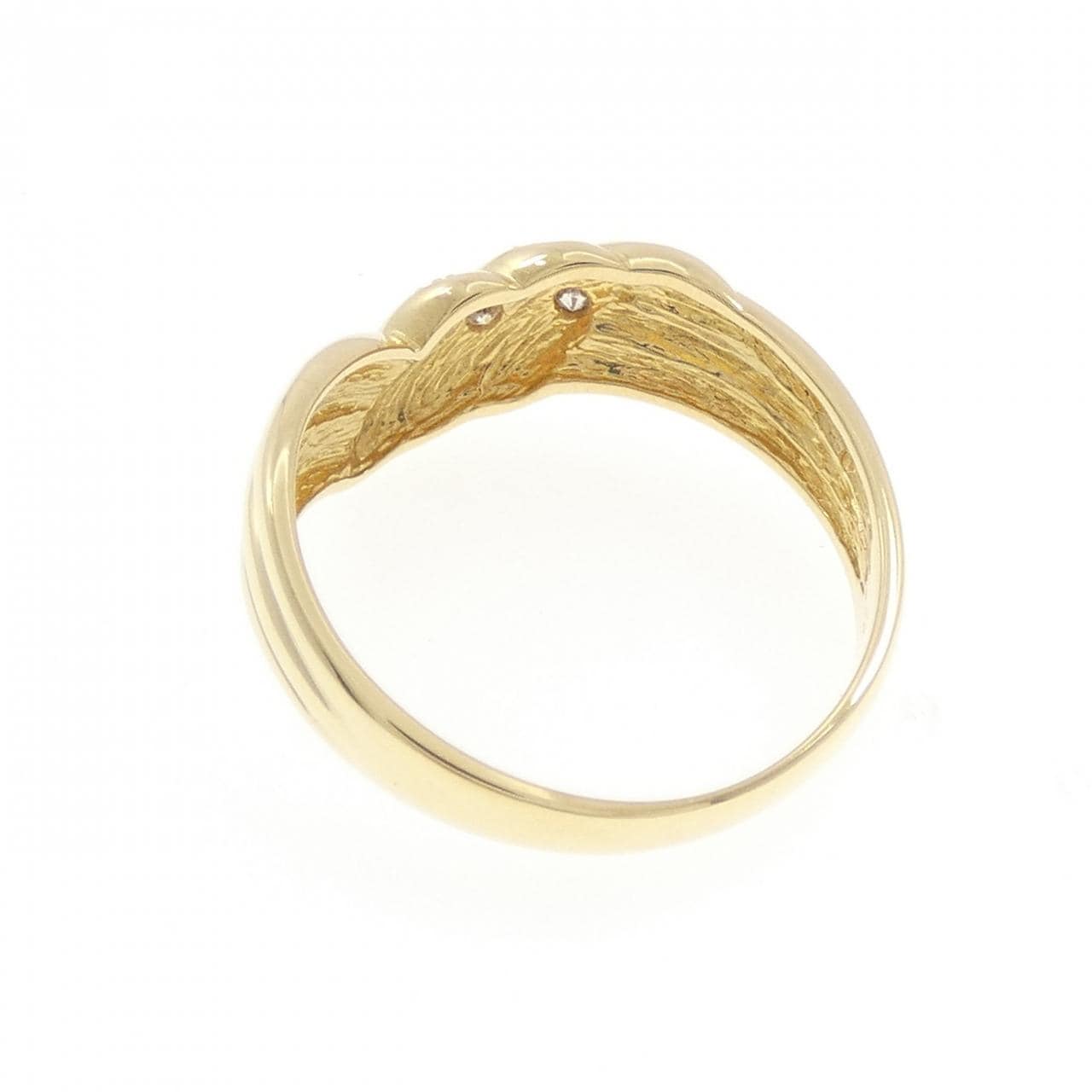 K18YG ダイヤモンド リング 0.04CT