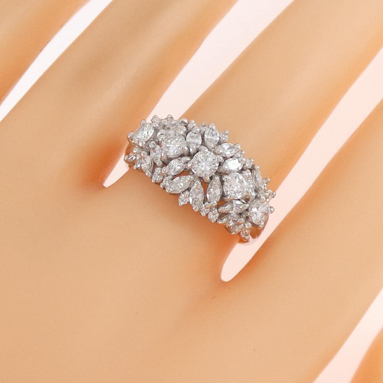 PT900 ダイヤモンド リング 1.48CT