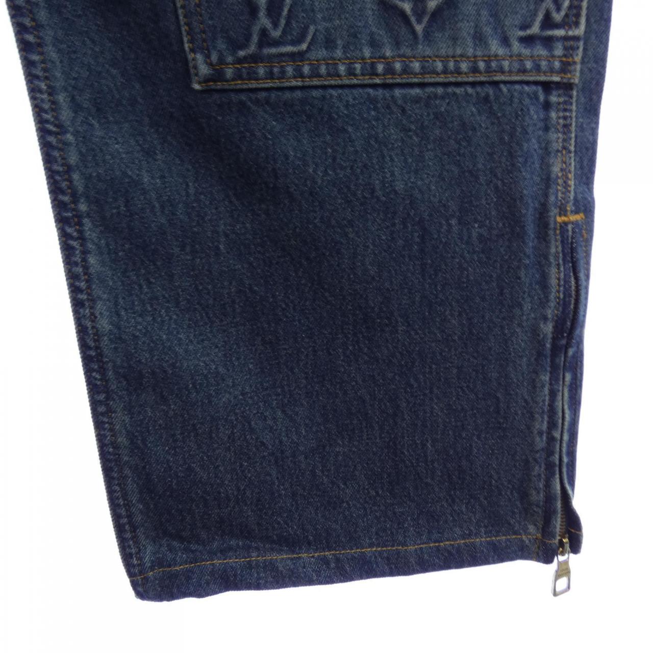 ルイヴィトン LOUIS VUITTON ワークウエアデニムカーペンターパンツ HOD45WY38 ジーンズ