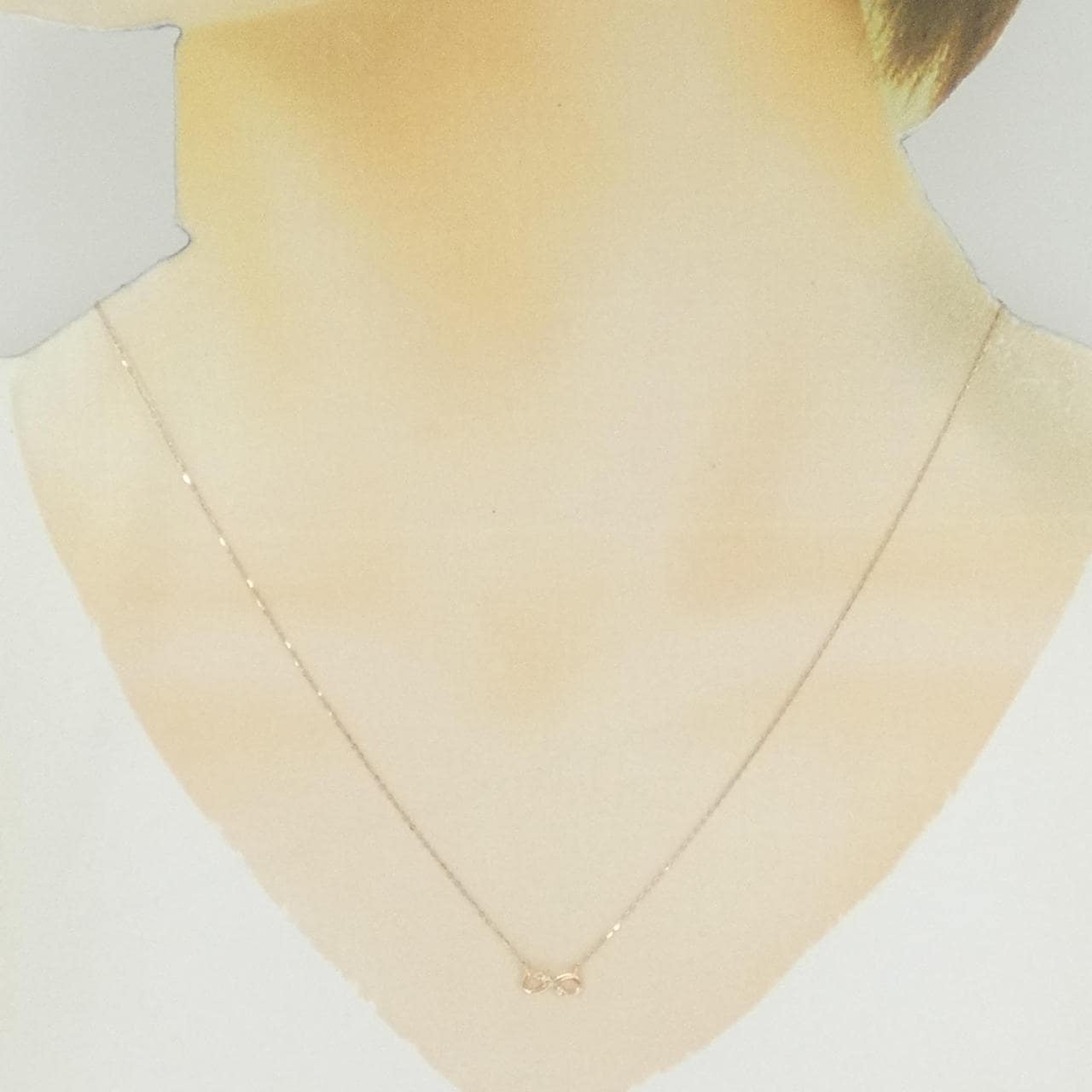 K10PG ダイヤモンド ネックレス 0.018CT