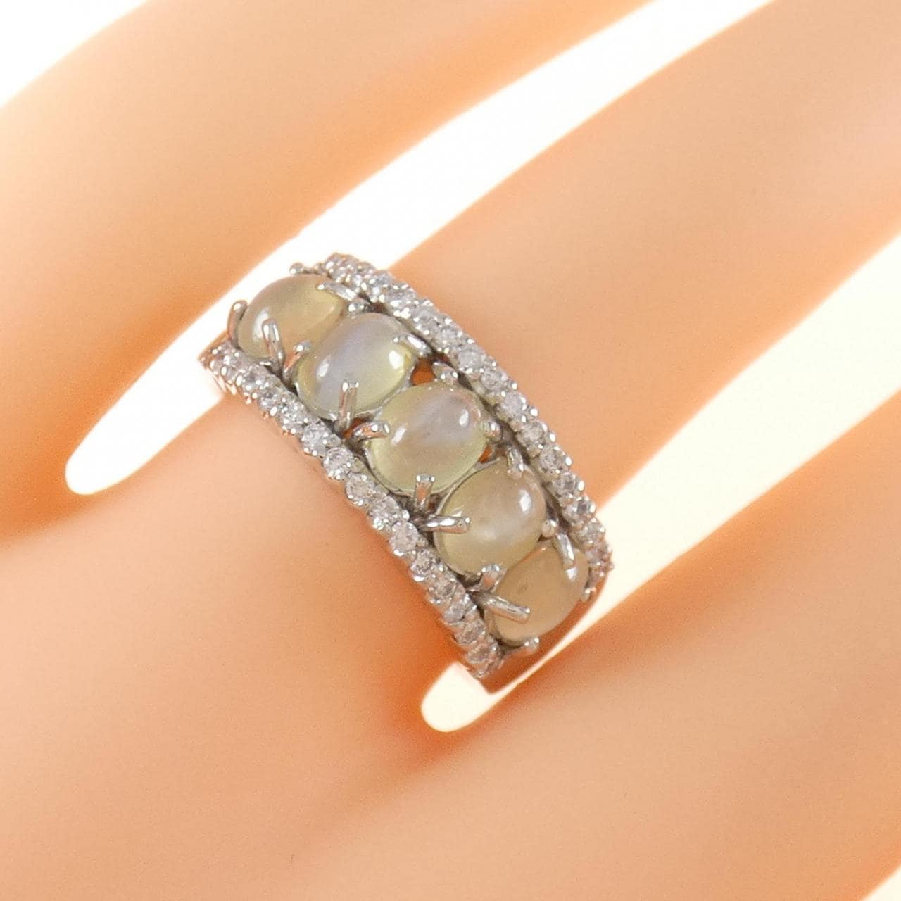 経典ブランド PT クリソベリルキャッツ リング 1.02CT | www.butiuae.com