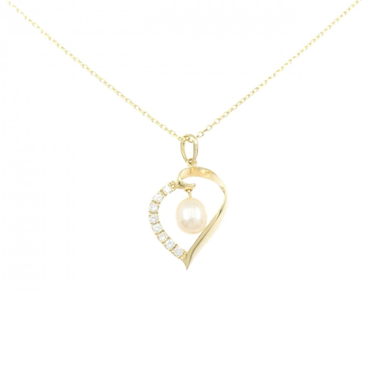 K18YG 淡水パール ネックレス