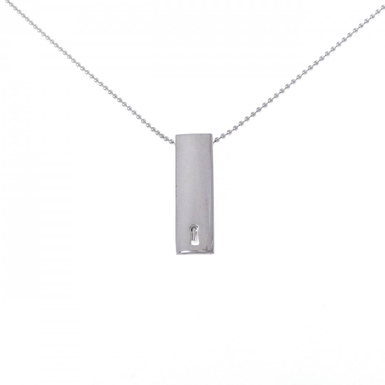 K18WG キー ネックレス