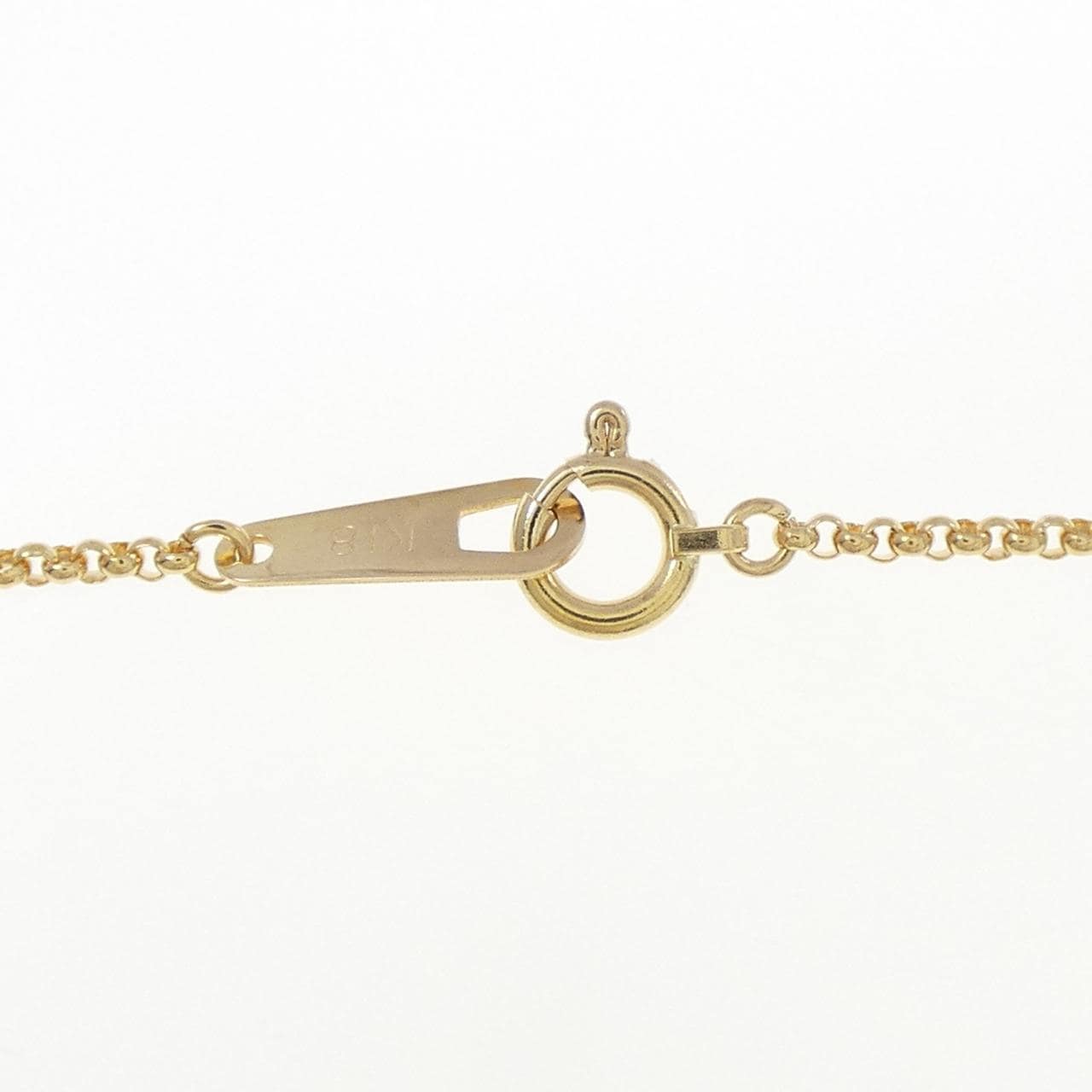 K18YG 白蝶パール ネックレス 10.4mm