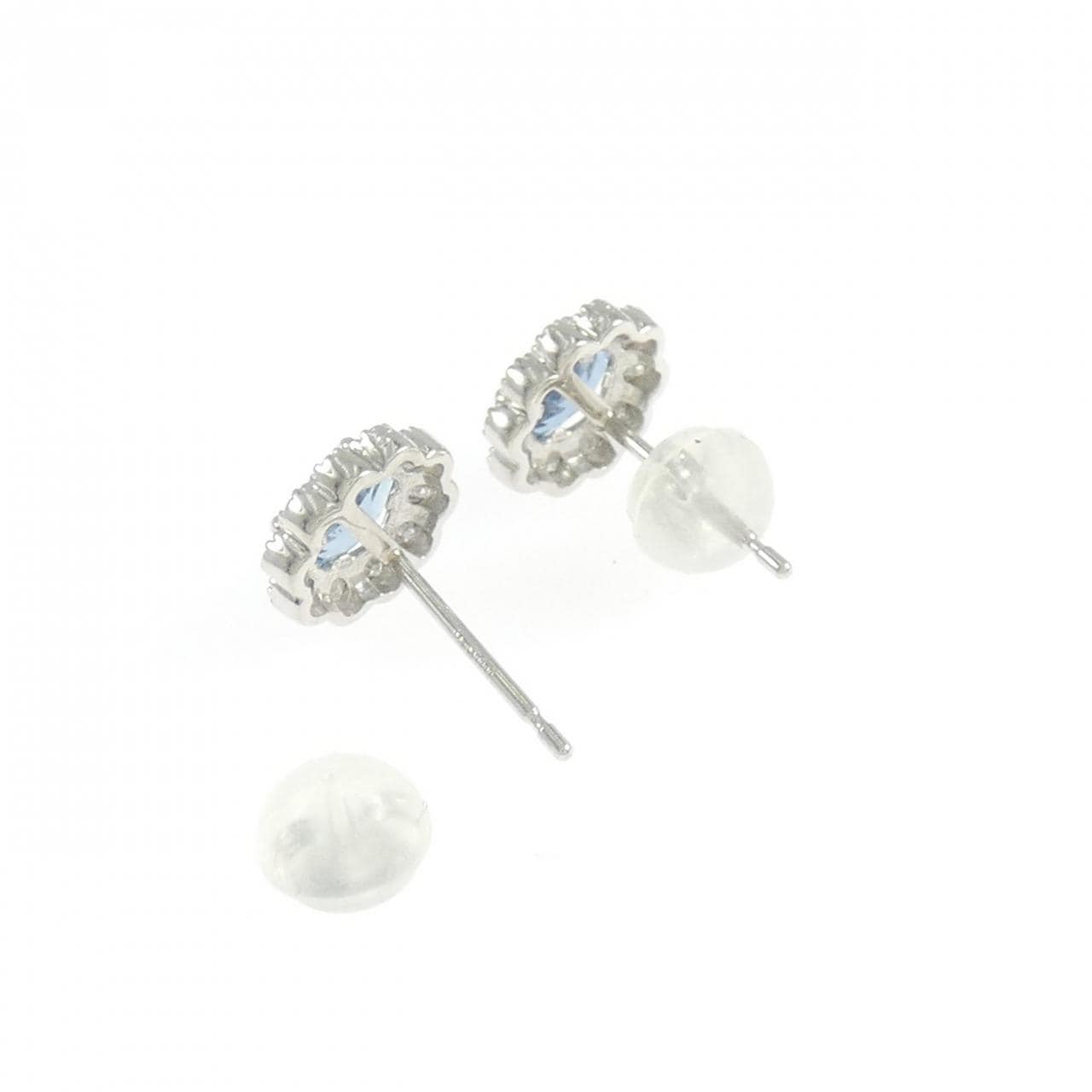 PT900 アクアマリン ピアス 0.51CT