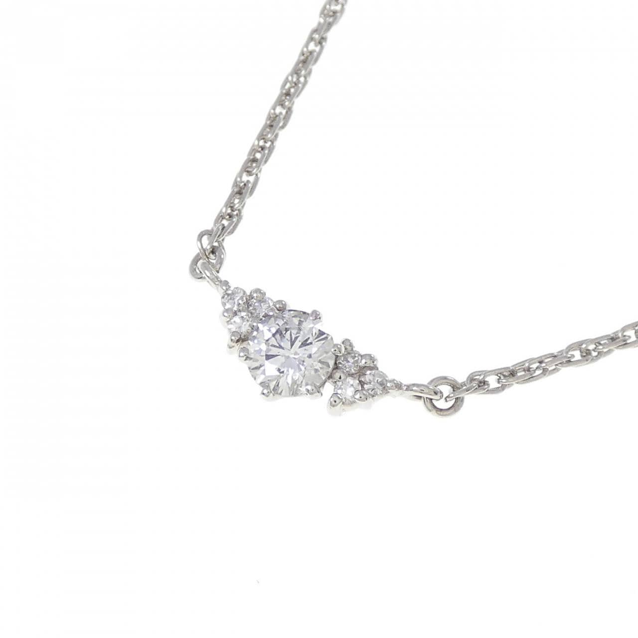 PT850 ダイヤモンド ネックレス 0.33CT