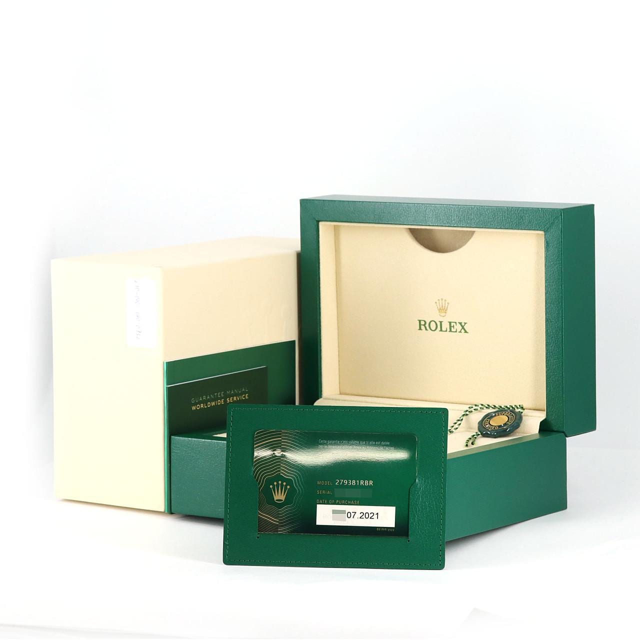 ロレックス デイトジャスト 279381RBR SSxPG 自動巻 ランダム番