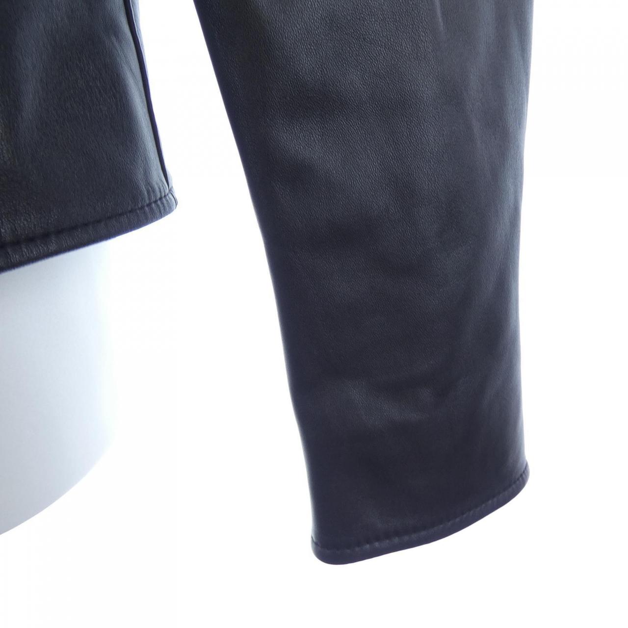 メゾンマルジェラ Maison Margiela 八の字 S50AM0489 レザーライダースジャケット