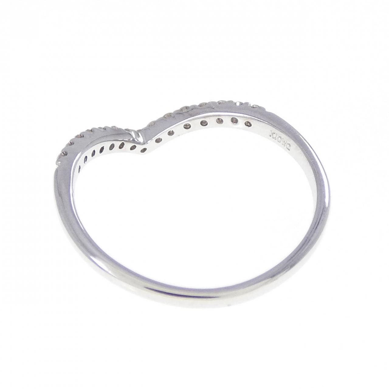 K10WG ダイヤモンド リング 0.10CT