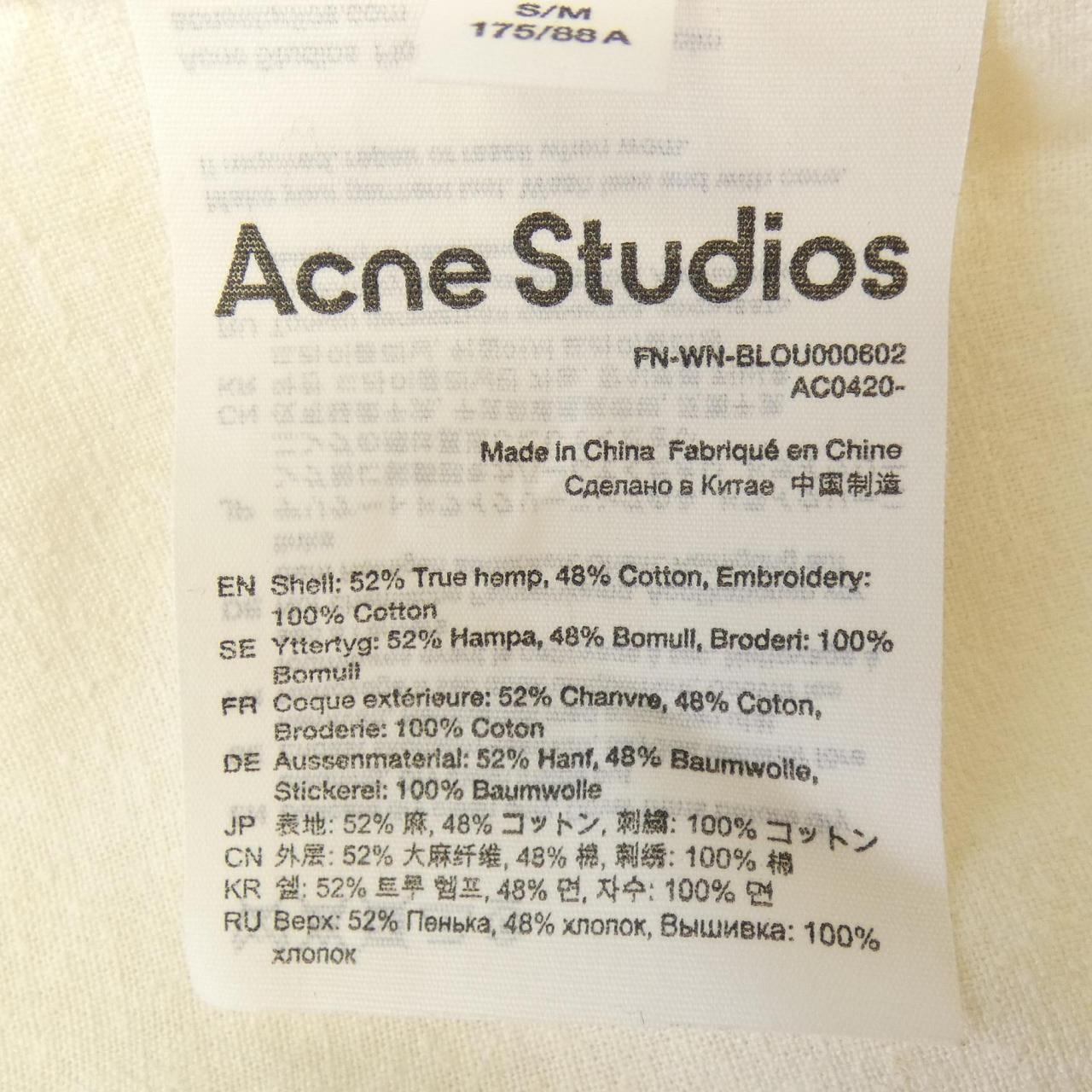 アクネストゥディオズ ACNE STUDIOS FN-WN-BLOU000602 シャツ