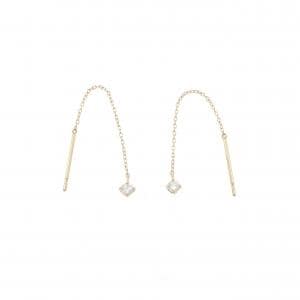K18YG ダイヤモンド ピアス 0.10CT
