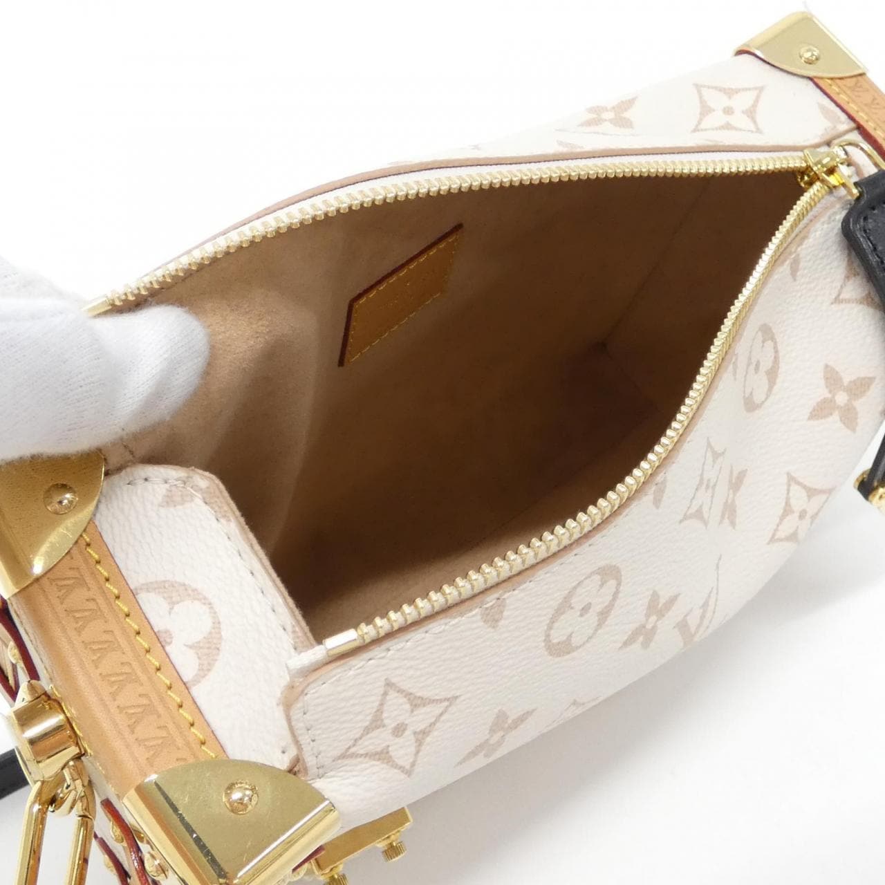 ルイヴィトン モノグラム デュンヌ サイド トランク M46907 ショルダーバッグ