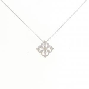 K18WG ダイヤモンド ネックレス 0.37CT