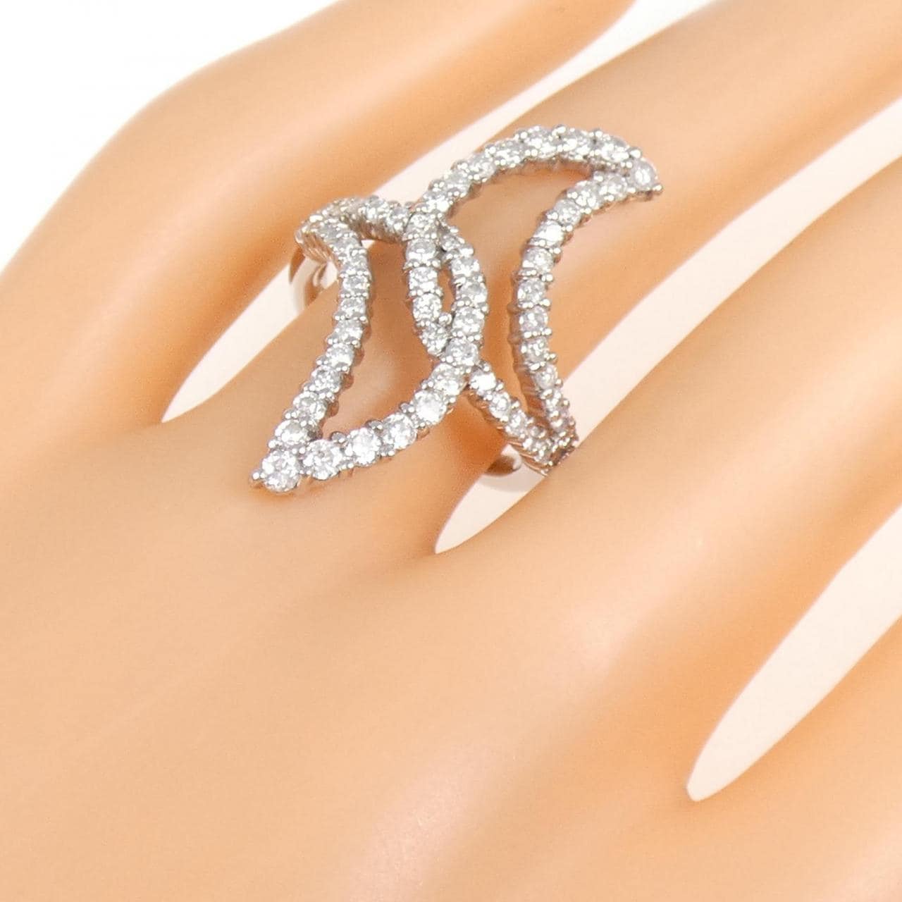 PT900 ダイヤモンド リング 1.11CT