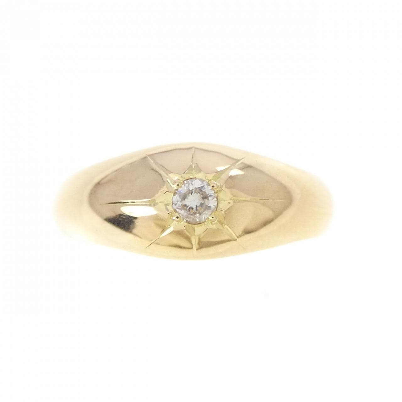 K18YG ダイヤモンド リング 0.06CT