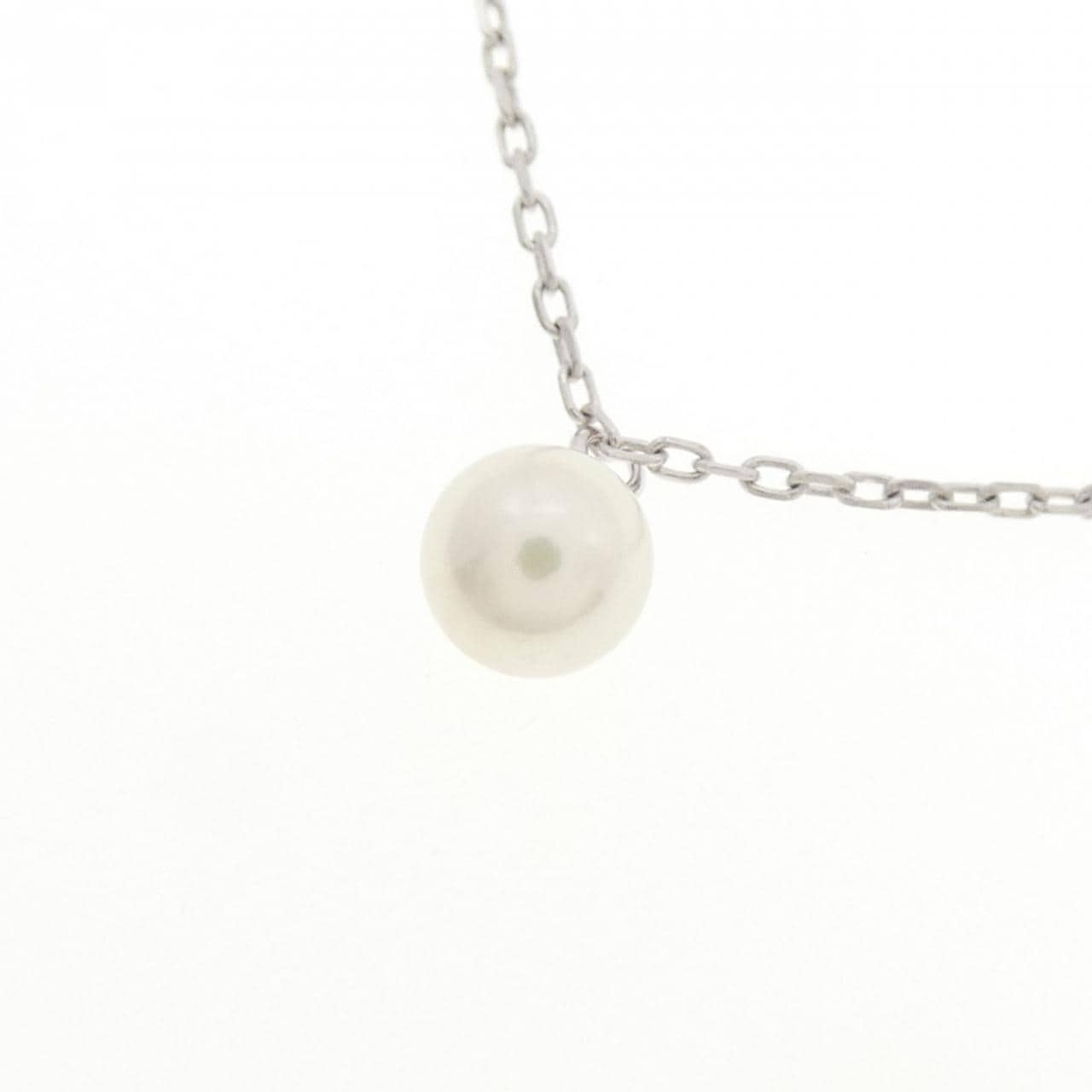 K18WG Akoya pearl necklace