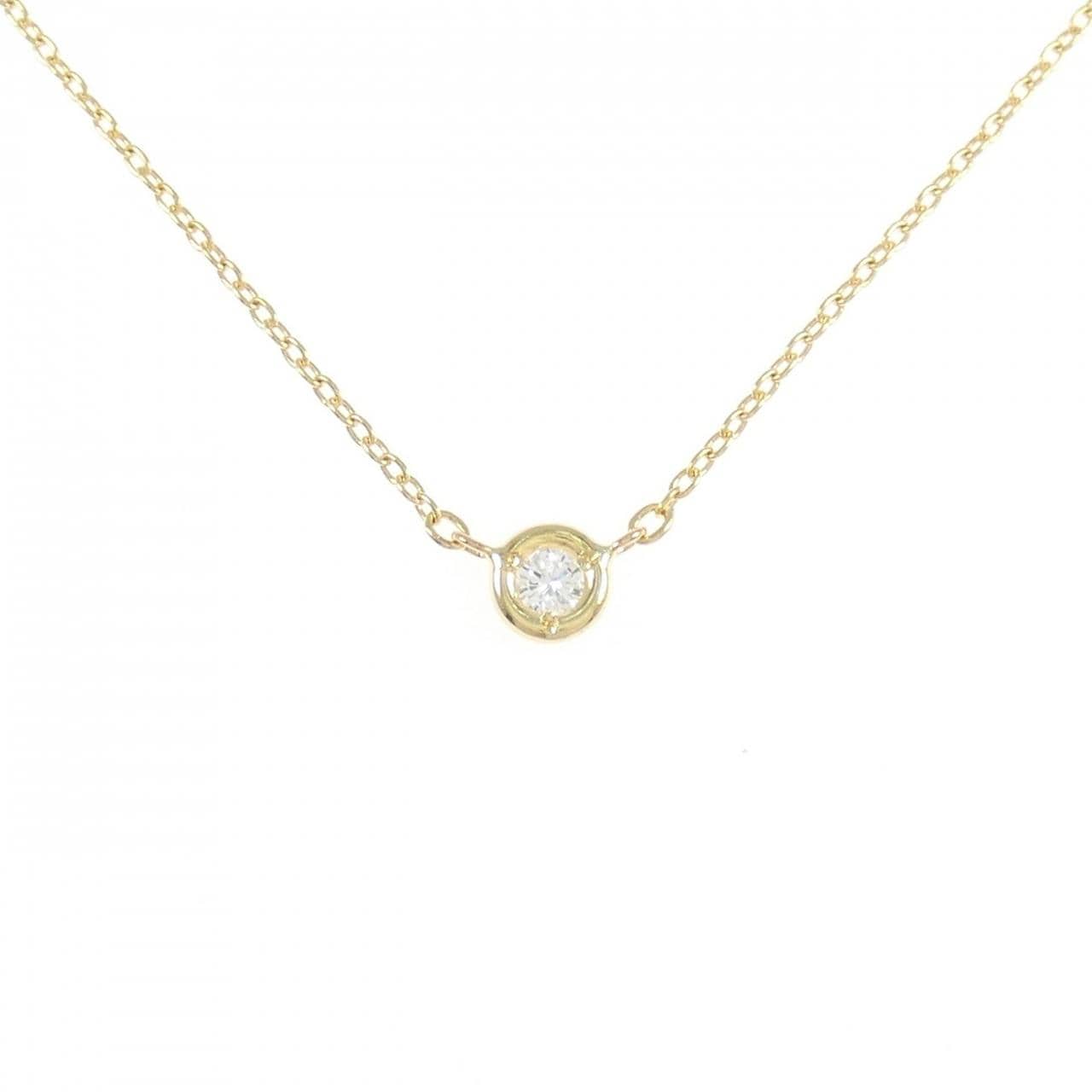 K18YG ダイヤモンド ネックレス 0.05CT