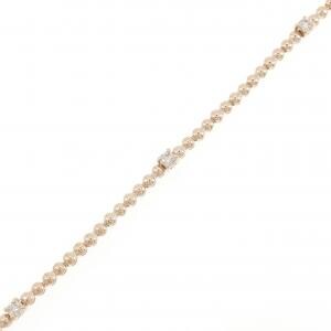 K18PG ダイヤモンド ブレスレット 0.30CT
