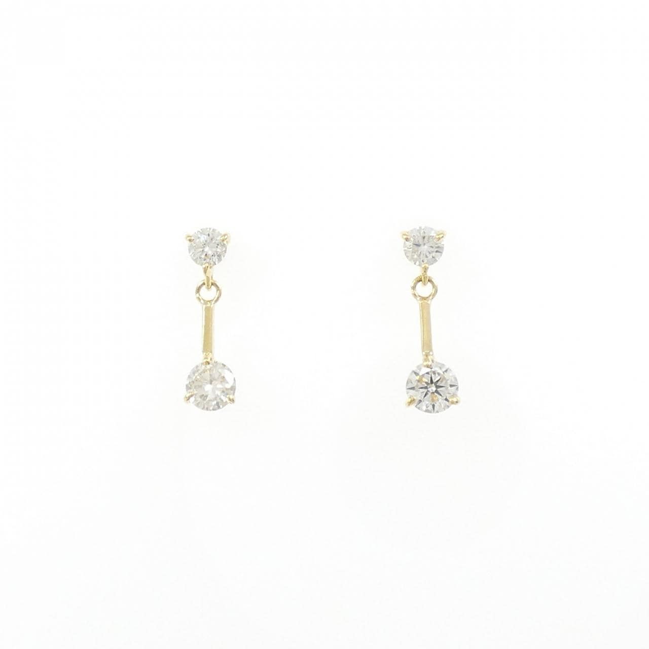 K18YG ダイヤモンド ピアス 0.50CT