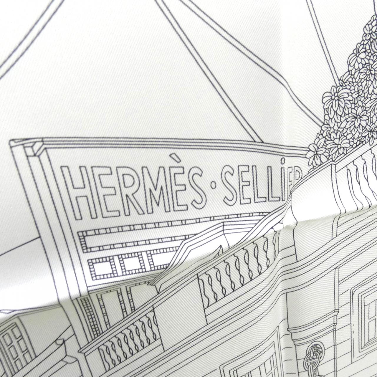 HERMES HERMES FLAGSHIP Kare 004091S Scarf