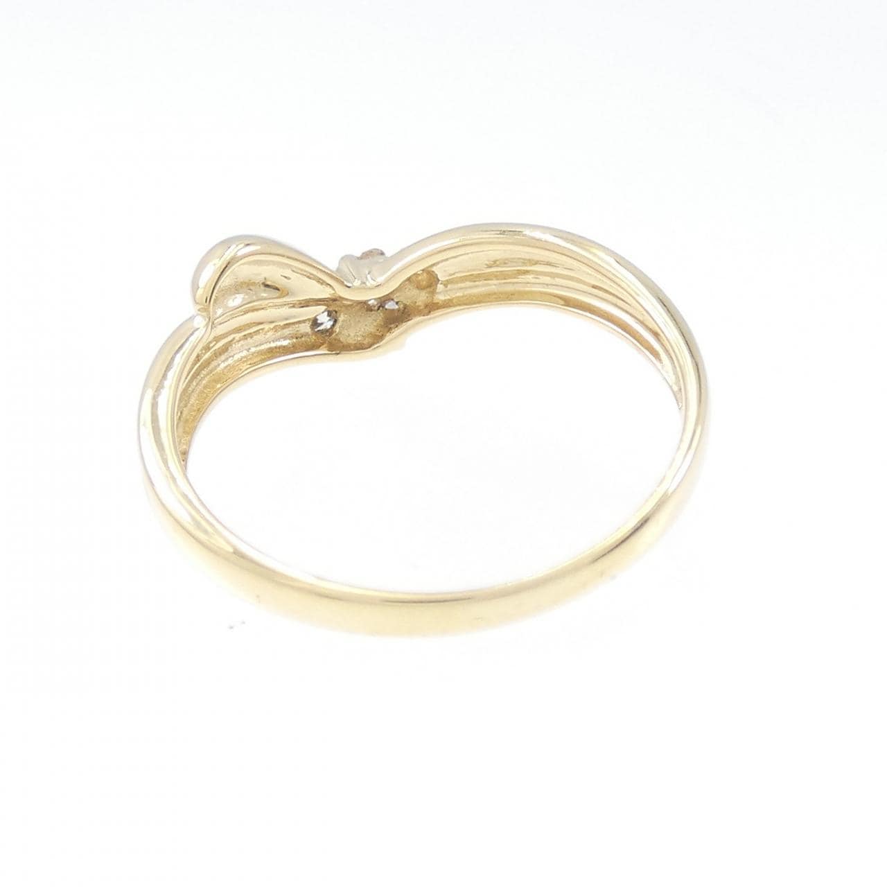 K18YG ダイヤモンド リング 0.06CT