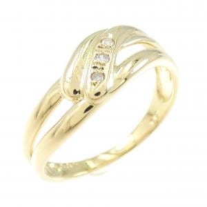 K18YG ダイヤモンド リング 0.02CT