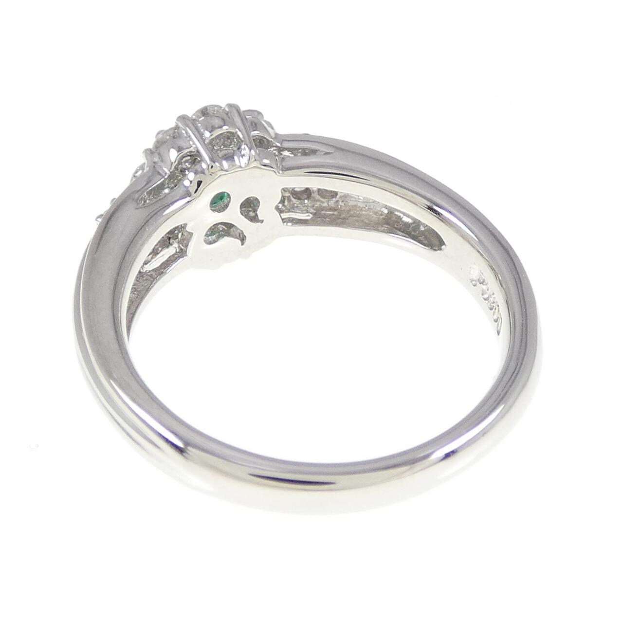 PT900 エメラルド リング 0.29CT