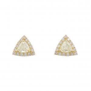 【新品】K18YG ダイヤモンド ピアス 0.60CT