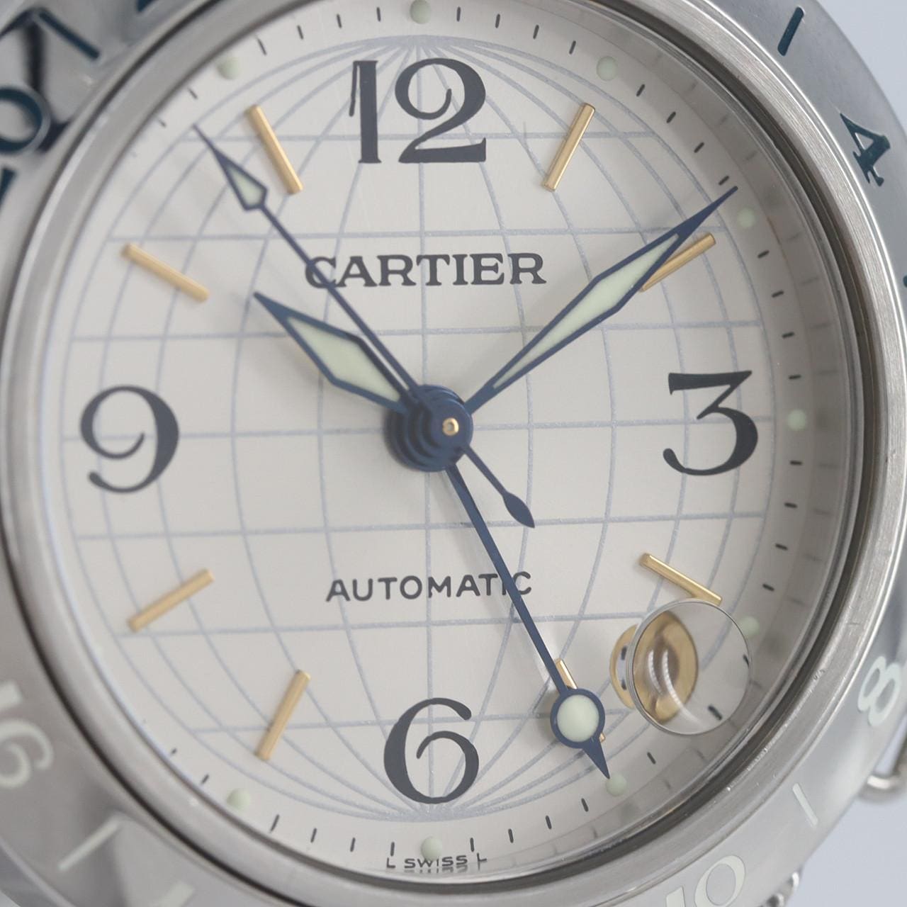 Cartier Pasha C GMT W31029M7 SS自动上弦