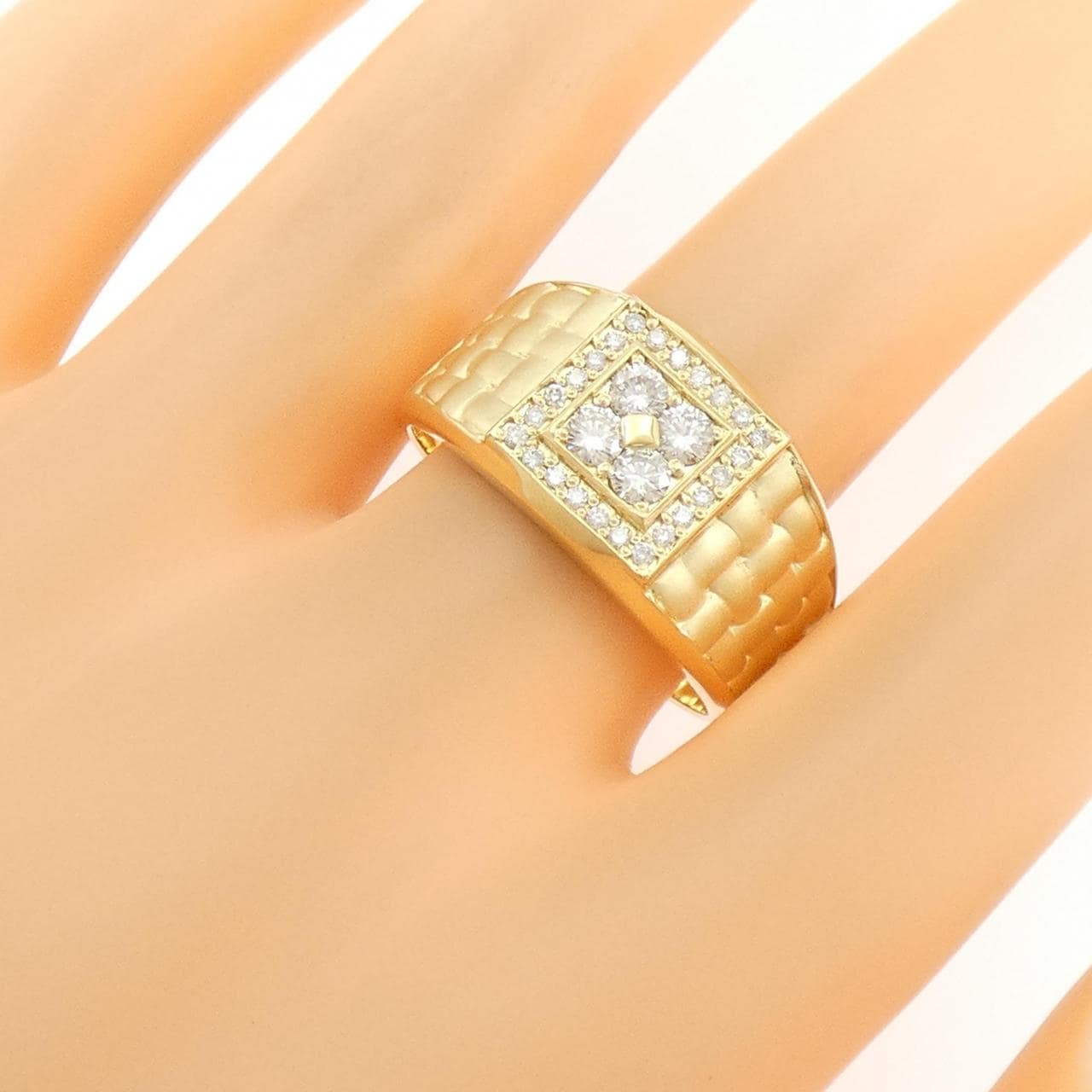 【新品】K18YG ダイヤモンド リング 0.50CT