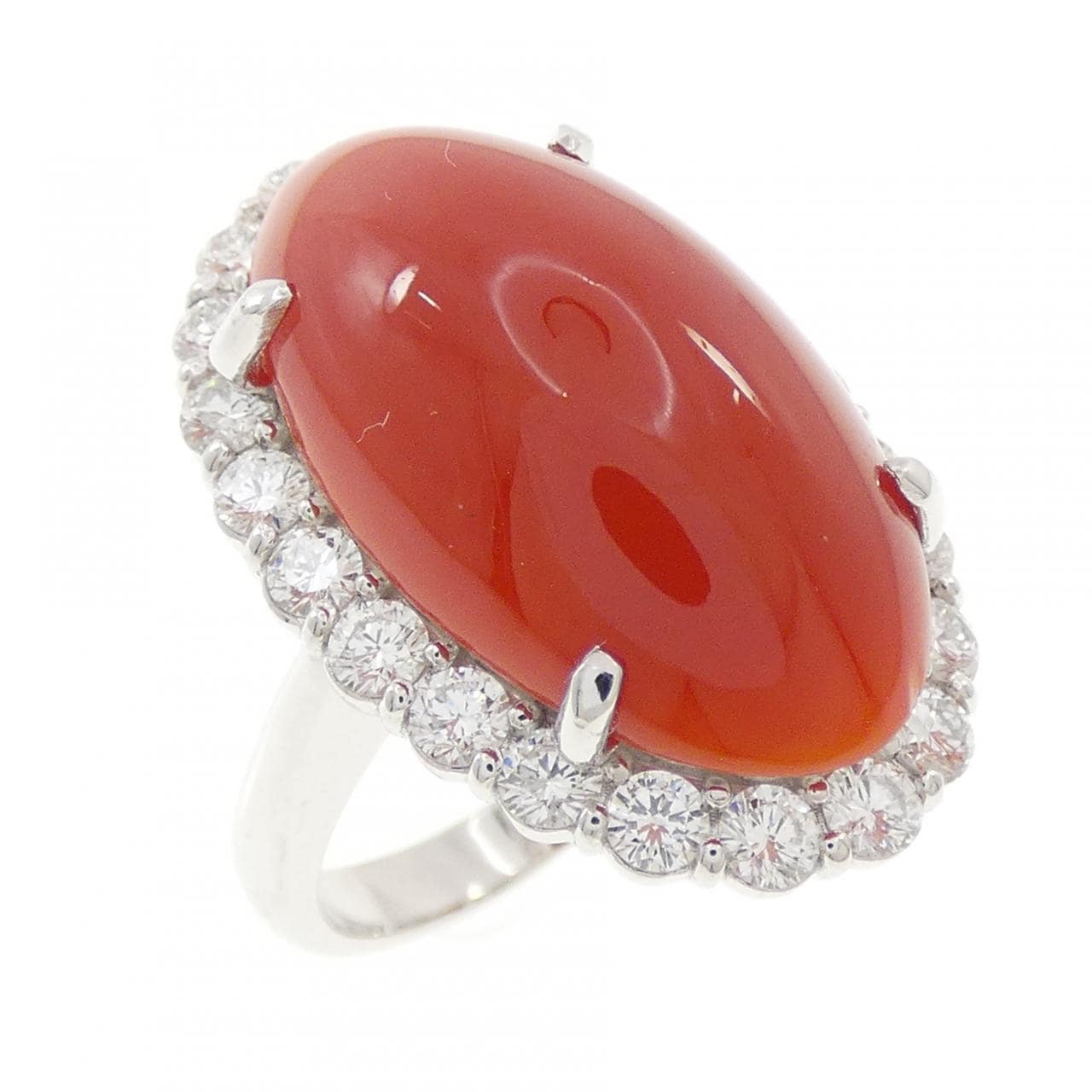 PT900 サンゴ リング 12.375CT