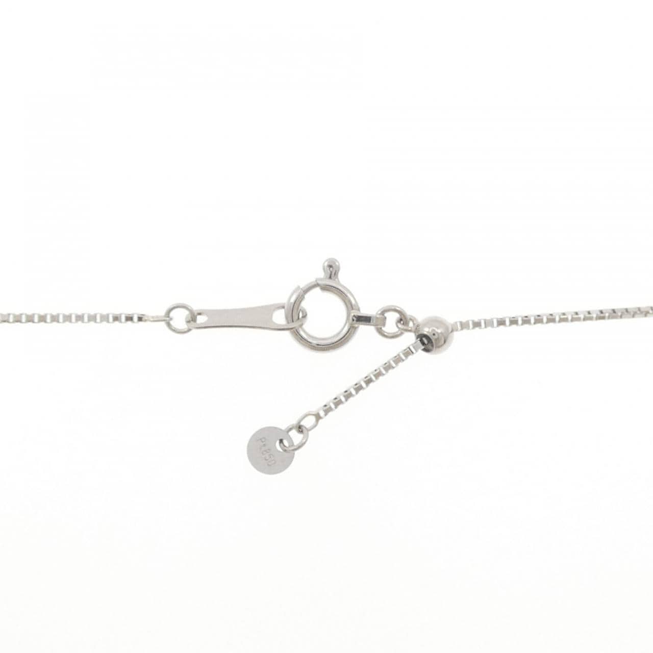 PT900/PT850 フラワー ダイヤモンド ネックレス 1.04CT