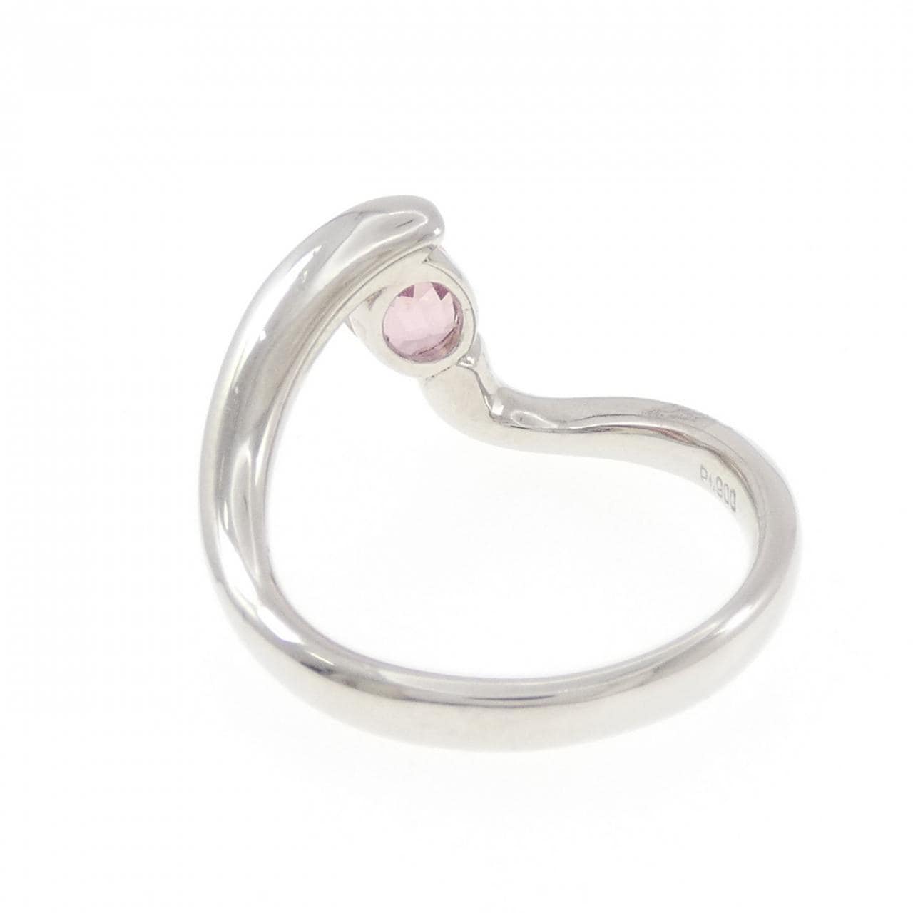 PT900 パパラチアサファイヤ リング 0.670CT