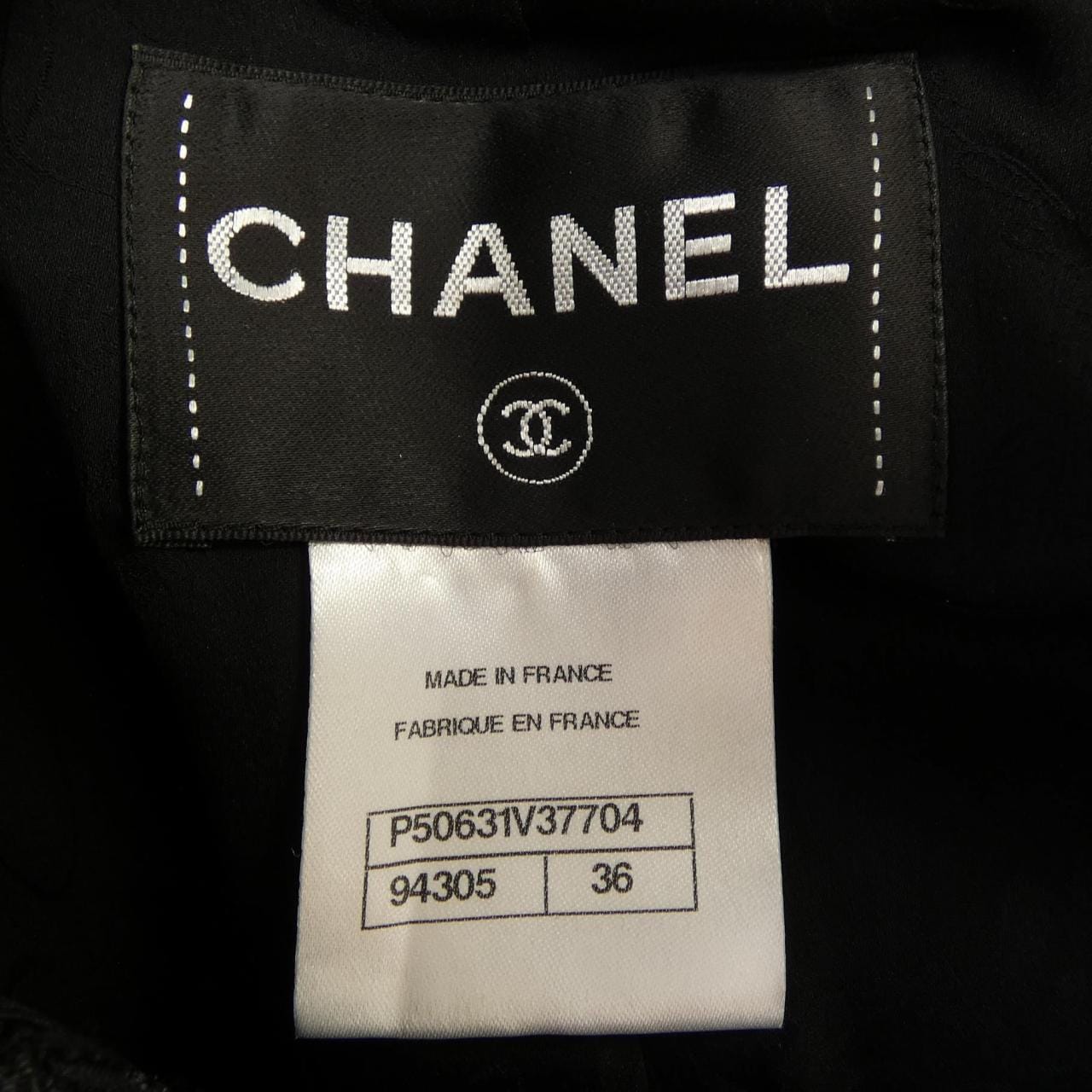 シャネル CHANEL P50631V37704 15C ノーカラージャケット
