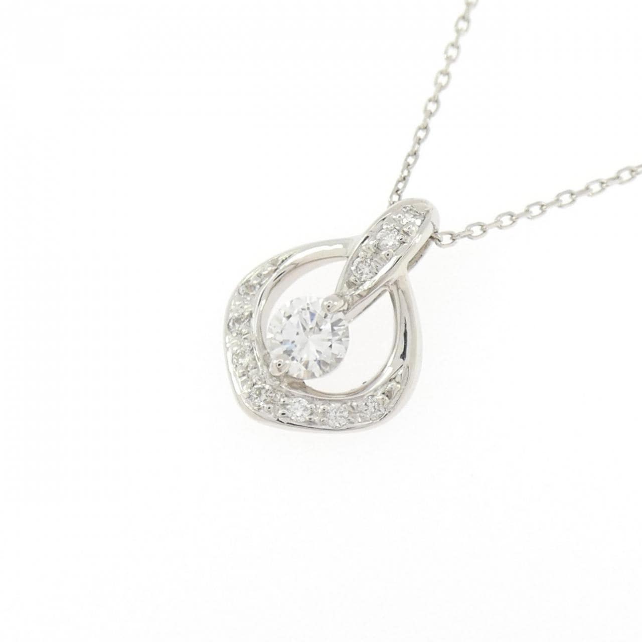 PT900/PT850 ダイヤモンド ネックレス 0.23CT