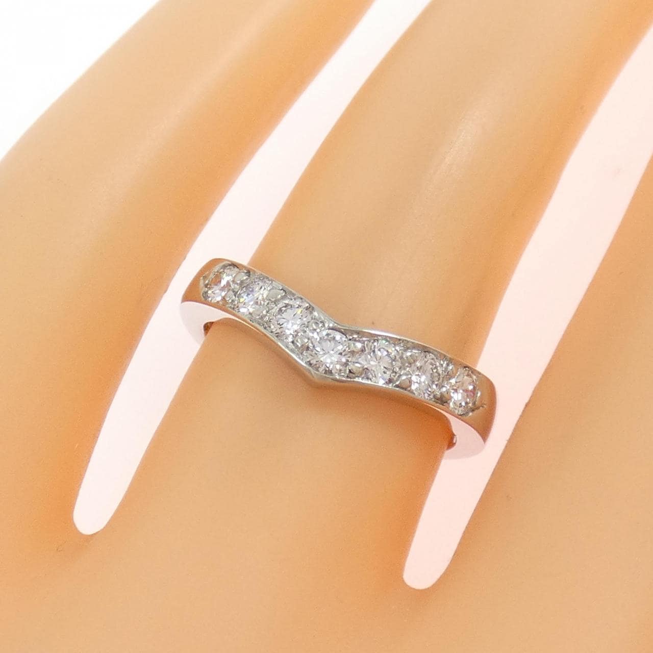 ティファニー Vバンド リング