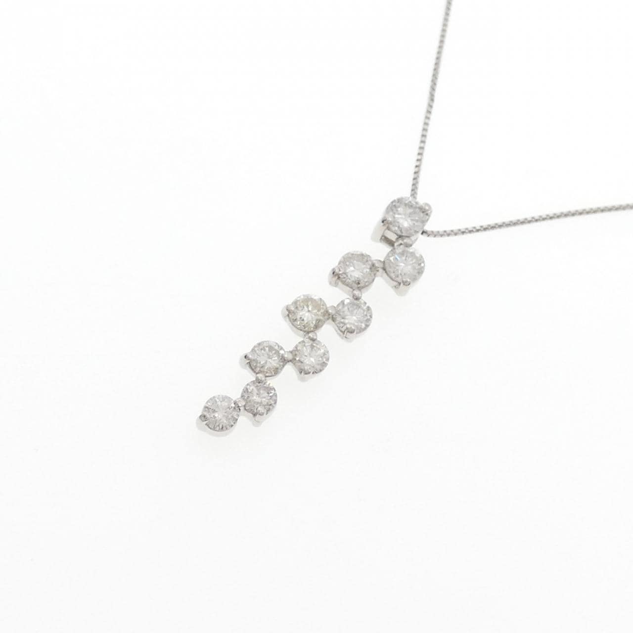 PT950/PT850 ダイヤモンド ネックレス 1.00CT