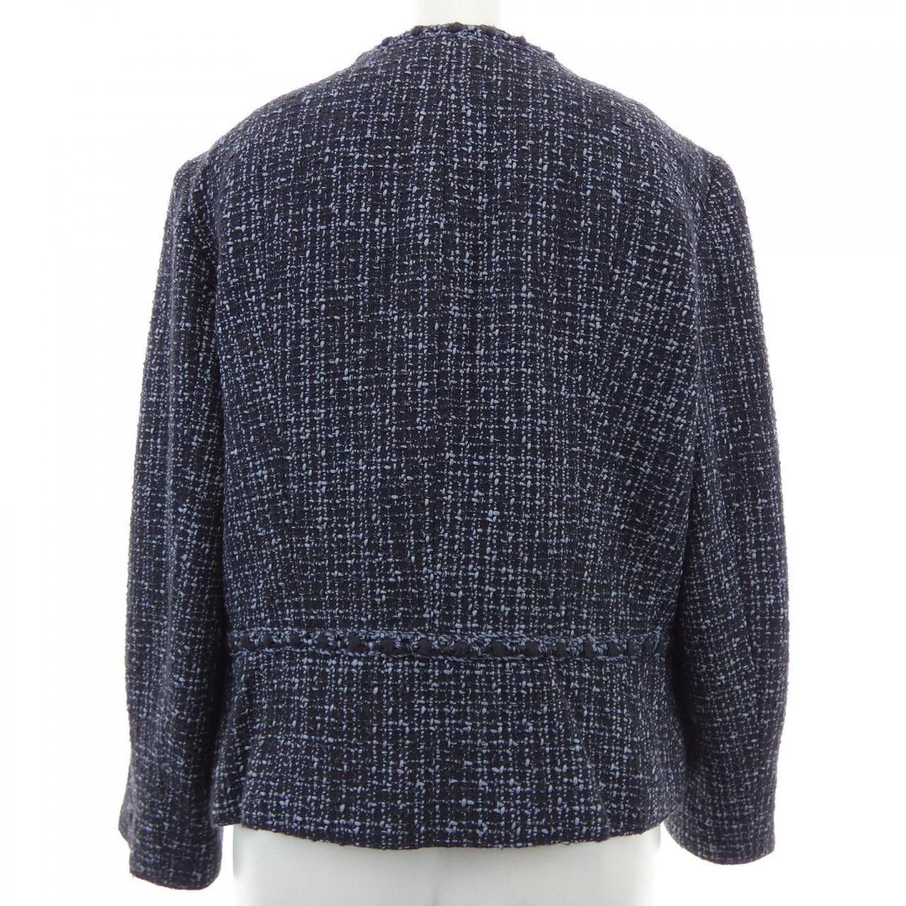 【ヴィンテージ】シャネル CHANEL P21418V12367 03P ノーカラージャケット
