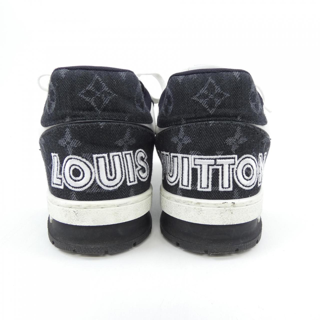 ルイヴィトン LOUIS VUITTON LVトレイナーライン モノグラムデニム スニーカー