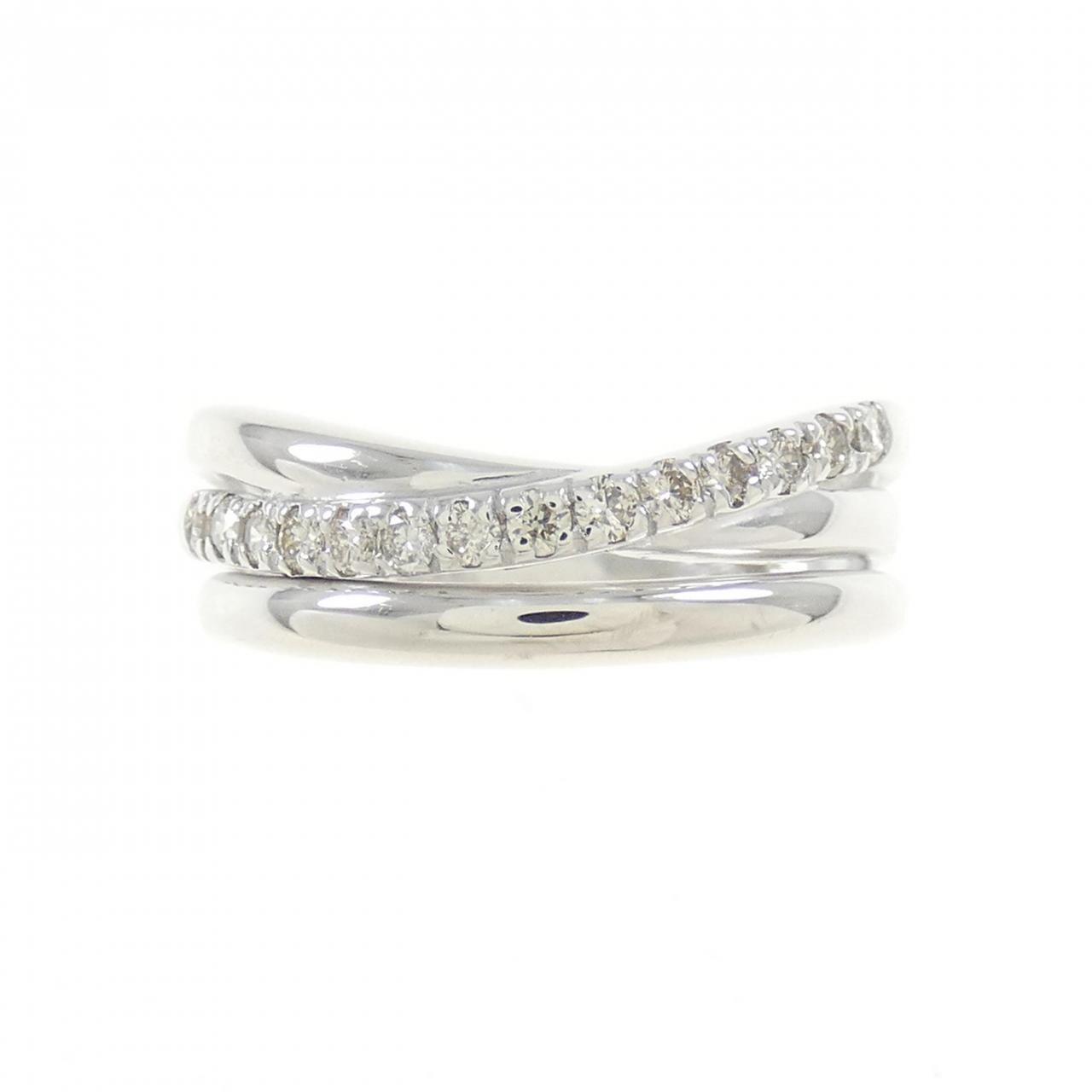 K18WG ダイヤモンド リング 0.20CT