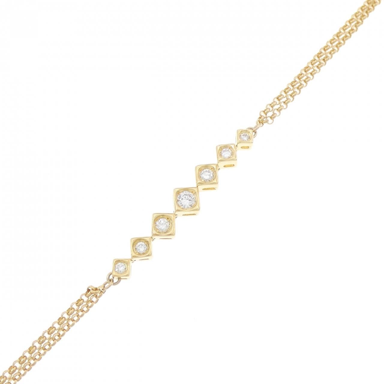 K18YG ダイヤモンド ブレスレット 0.31CT