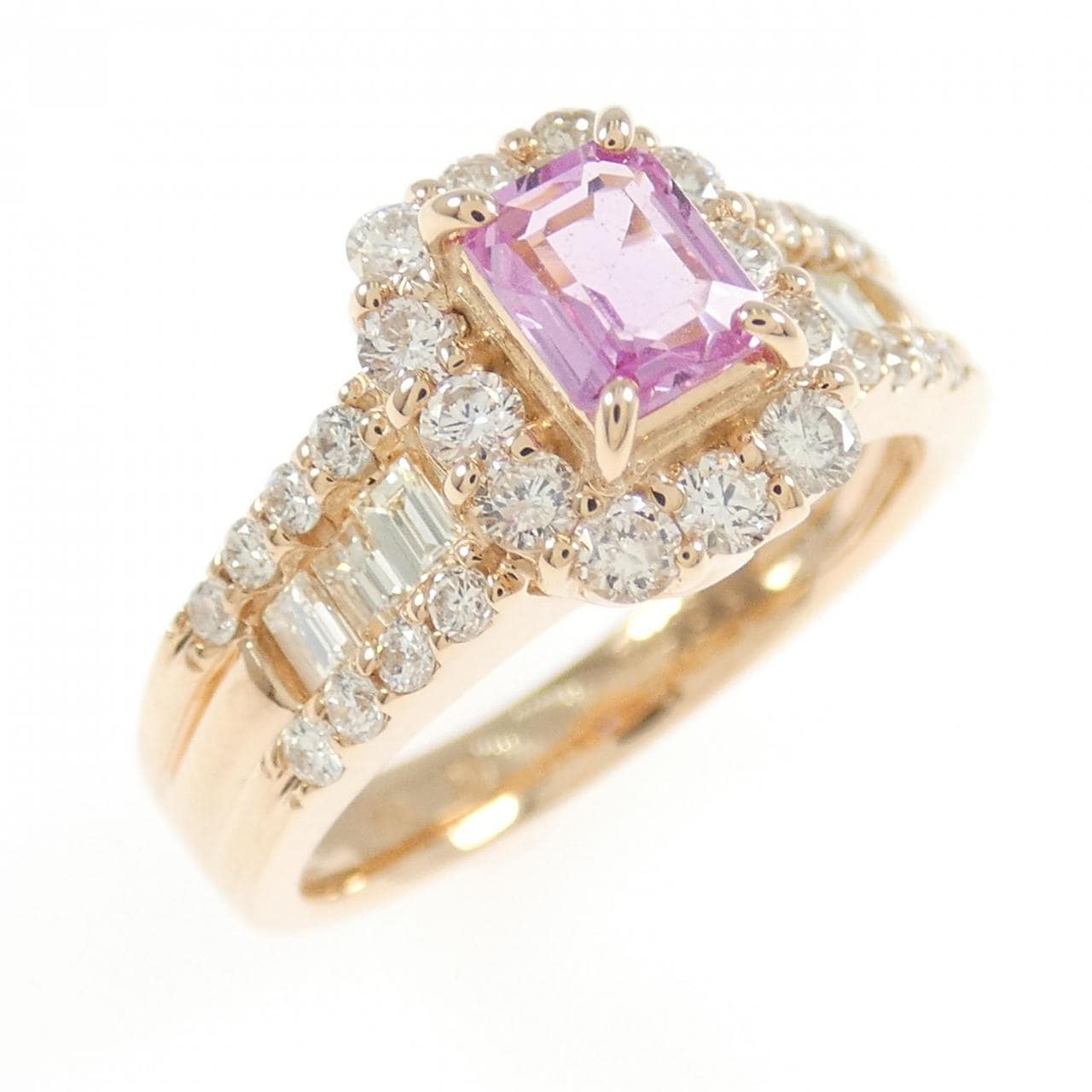 K18PG サファイヤ リング 0.512CT