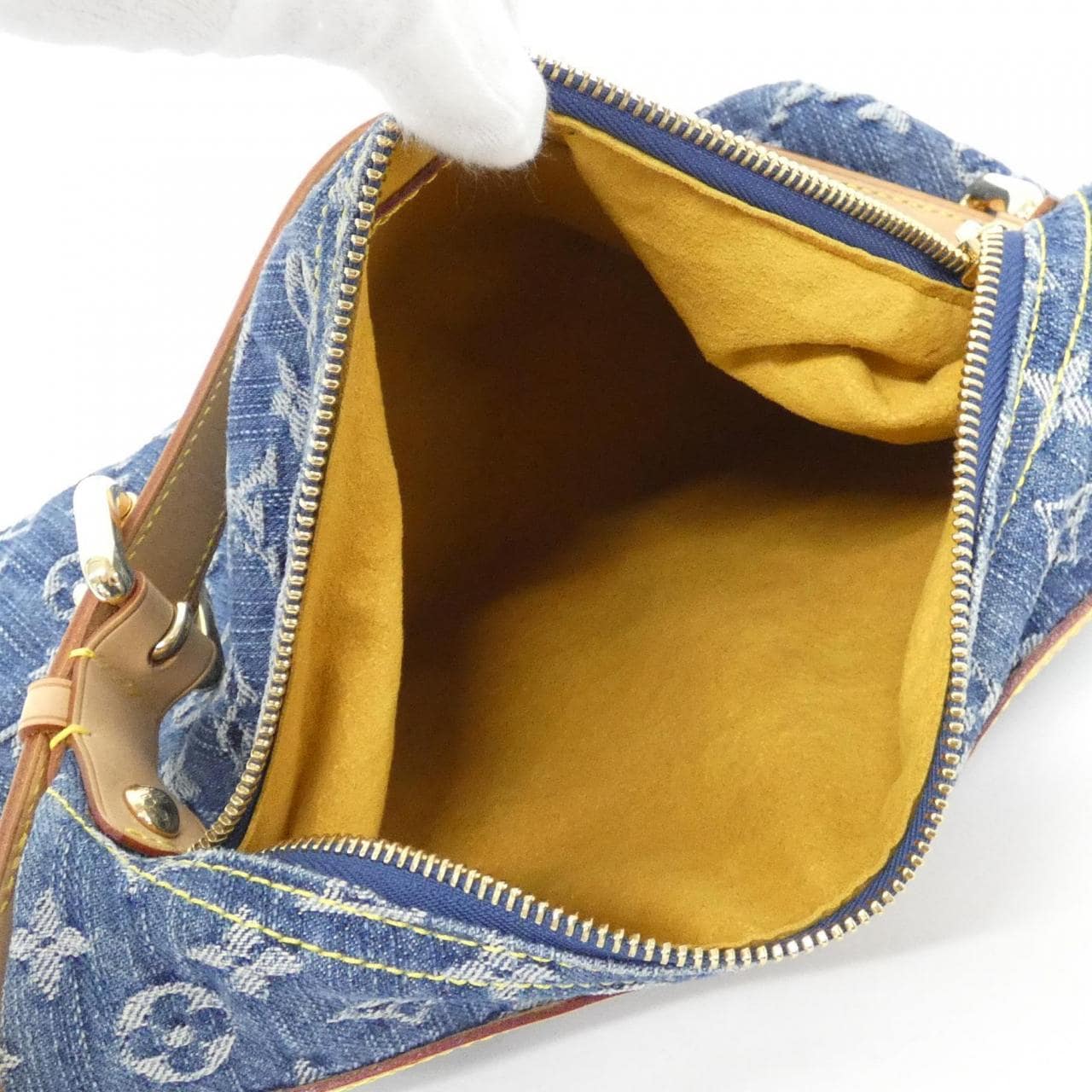 ルイヴィトン モノグラム デニム バギー PM M95049+J54316 ショルダーバッグ